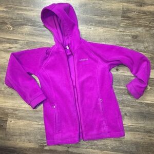 Girls COLUMBIA FUSCIA Hoodie Size 14-16 Large   Closet Cleanout